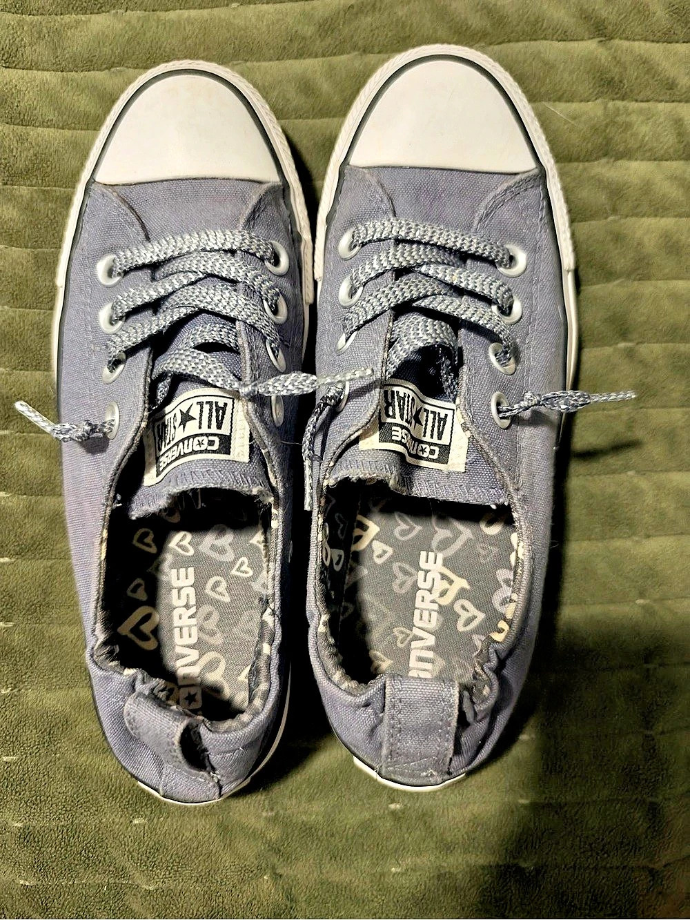 Converse Chuck Taylor All Star Shoreline Slip-On Women's Gray & White Sneakers